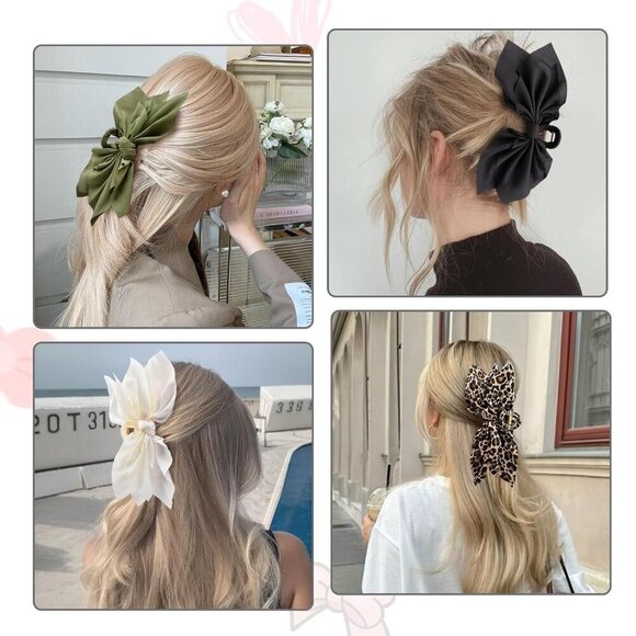 Hair Clips Big Bow Claw Clips for Women Thick Hair Girls Teens Accessories main image 5
